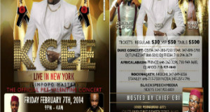 KCEE LIVE IN NEW YORK FRIDAY FEBRUARY 7TH 2014